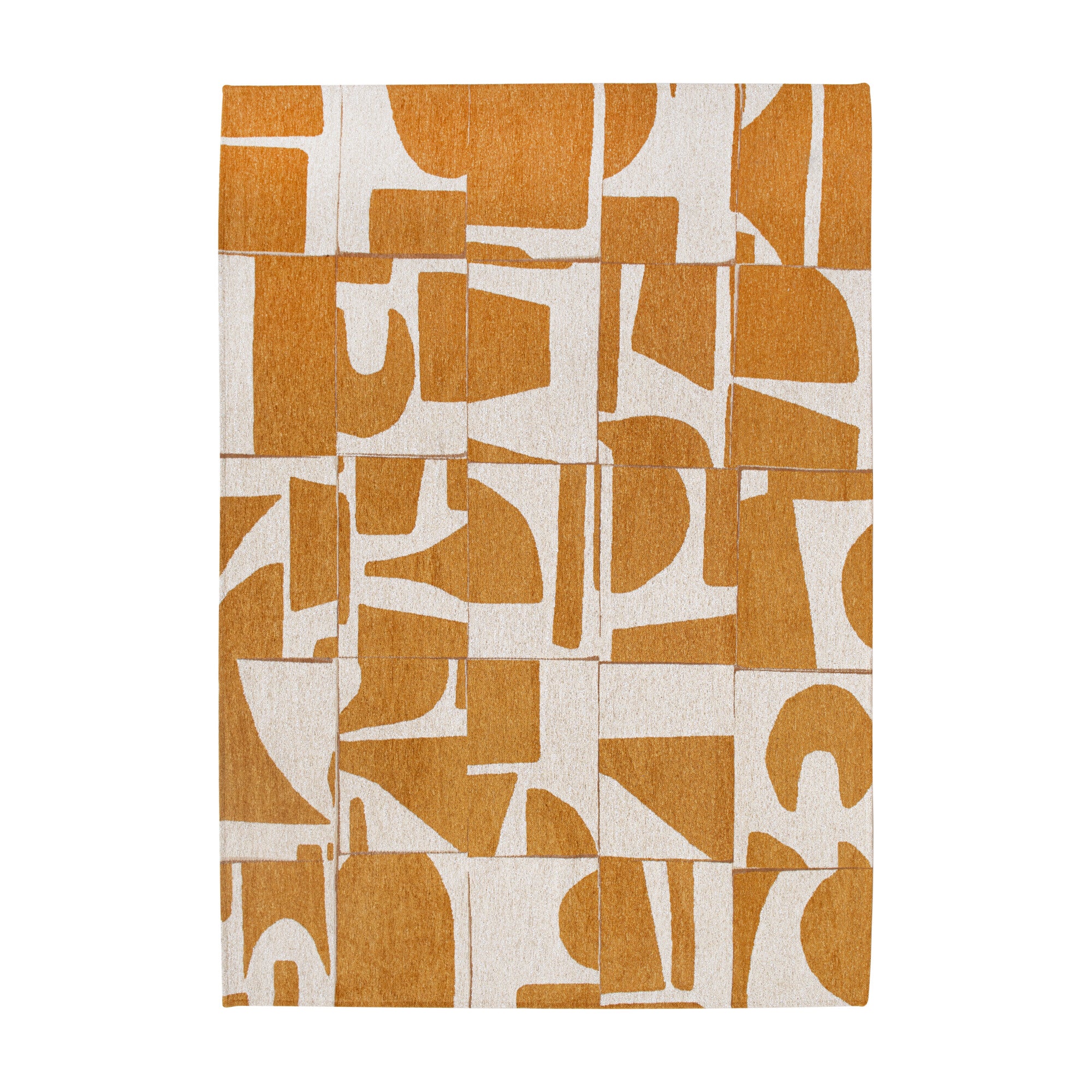 Vloerkleed Craft Papercut Curry - vlak