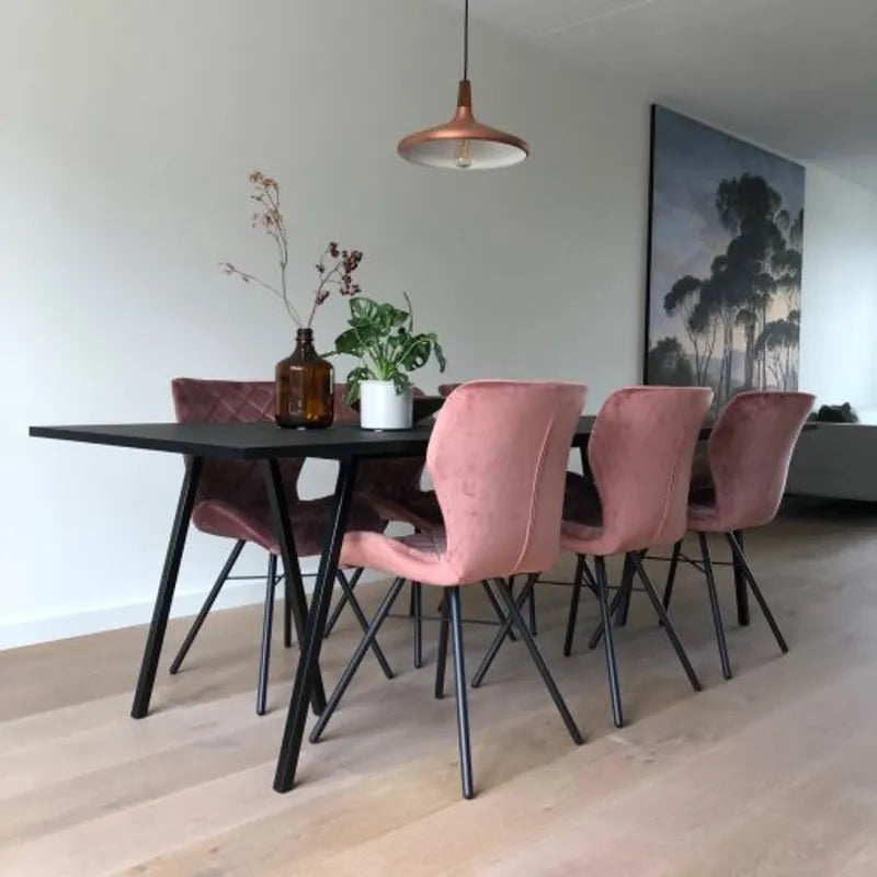 Eetkamerstoel Marieke - Roze