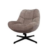 Draaifauteuil Chuck 360 + rock system – Cremona – Fur 24