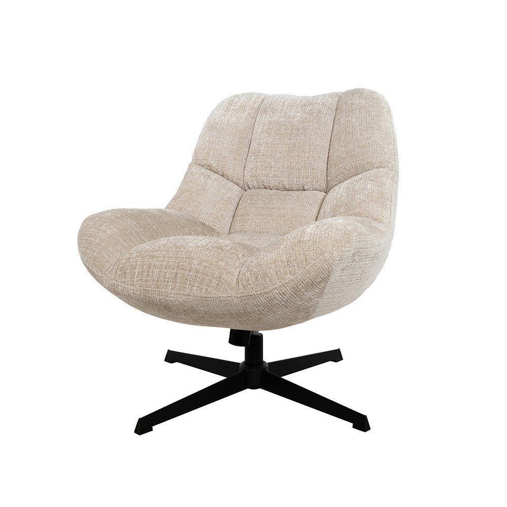 Draaifauteuil Chuck 360 + rock system – Cremona – Natural 02