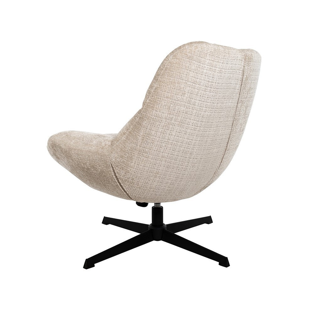 Draaifauteuil Chuck 360 + rock system – Cremona – Natural 02 – afbeelding 2