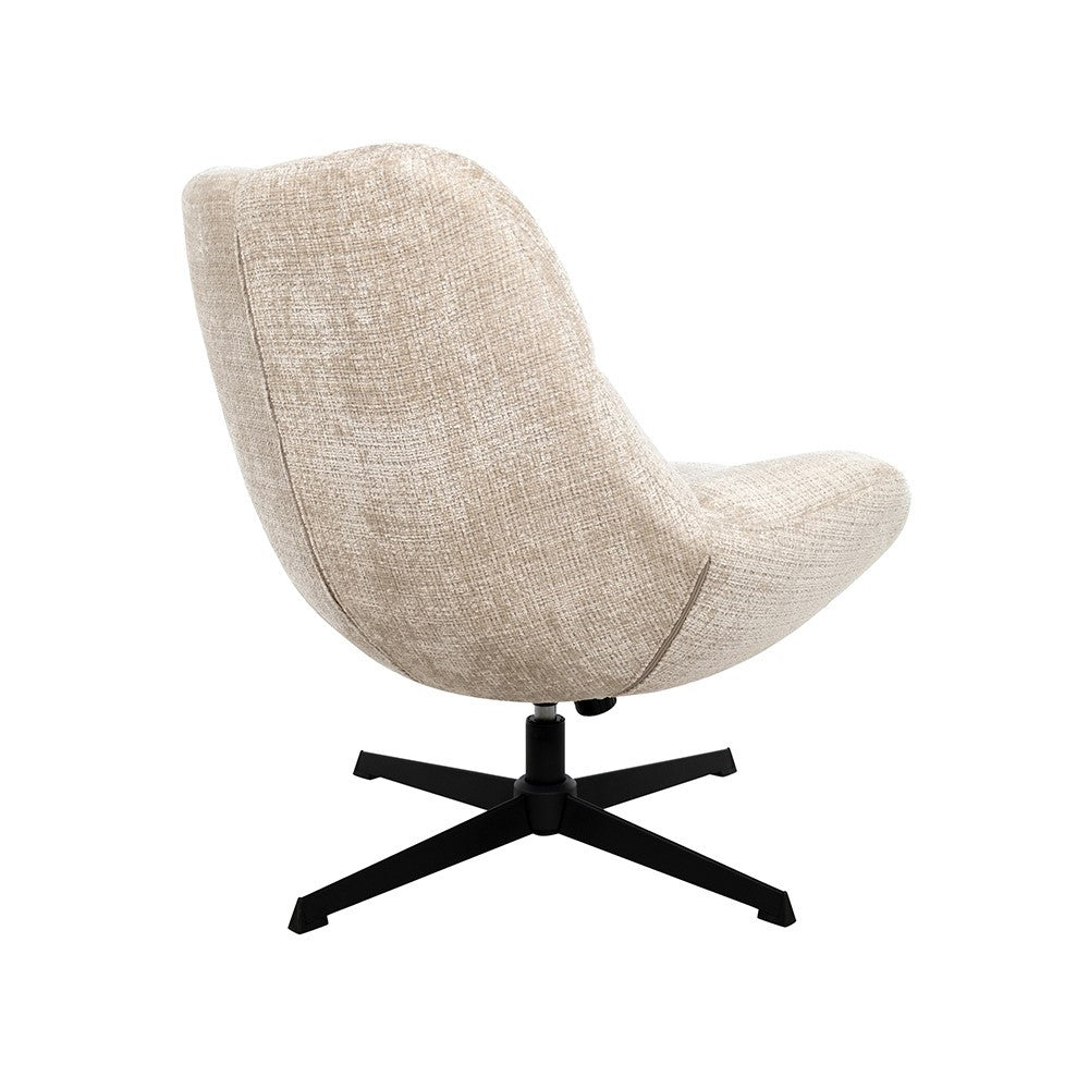 Draaifauteuil Chuck 360 + rock system – Cremona – Natural 02 – afbeelding 3