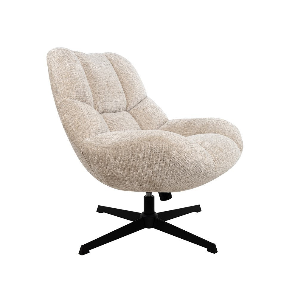 Draaifauteuil Chuck 360 + rock system – Cremona – Natural 02 – afbeelding 4