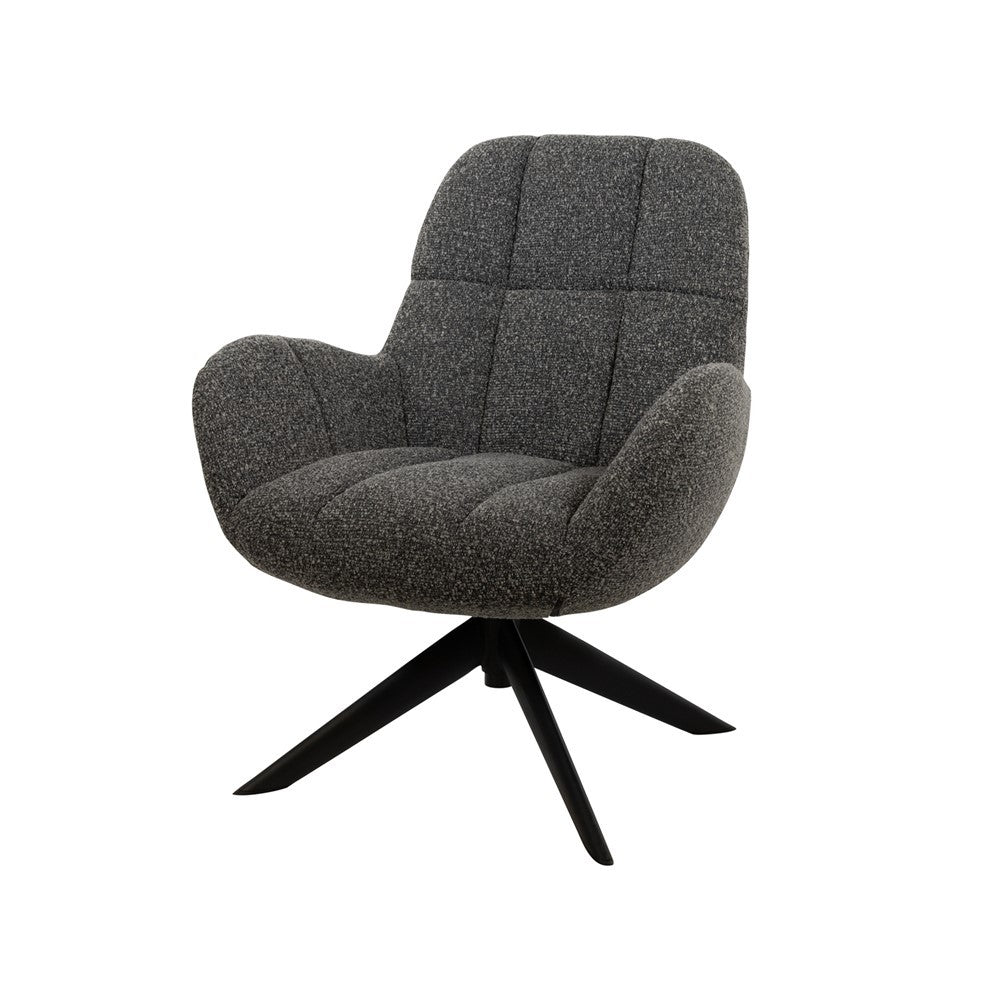 Draaifauteuil Elvis 360 – Monet – Antracite 0252