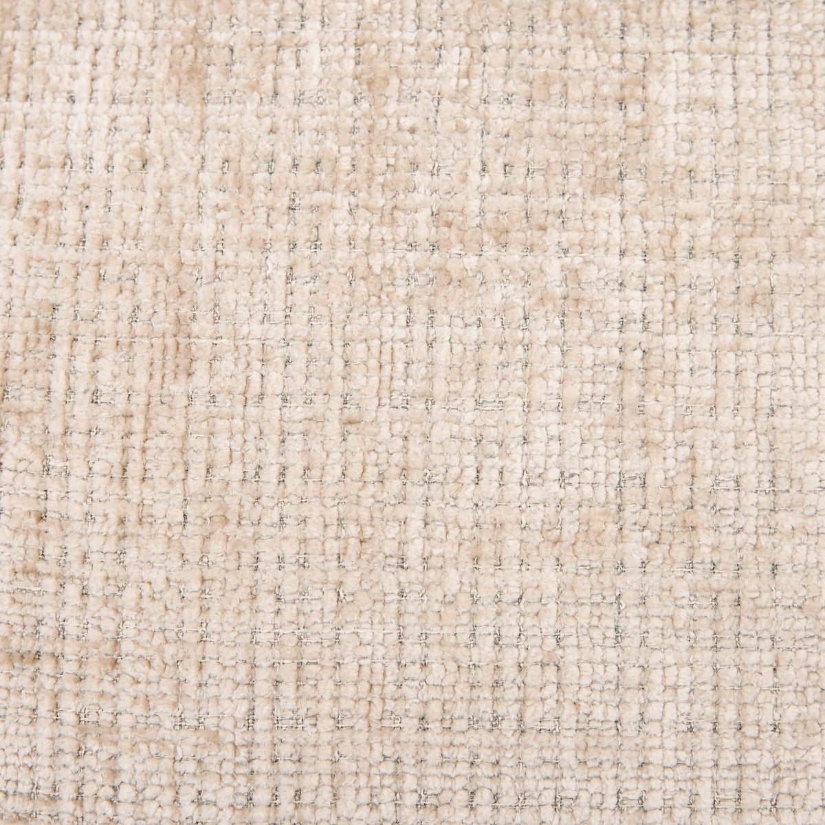 Close-up van de structuurstof Cremona in kleur 14 Beige