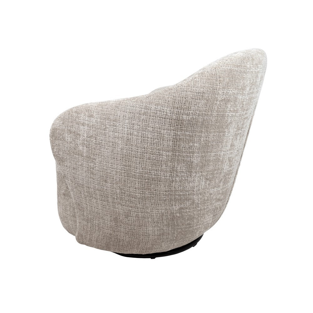 Draaifauteuil Jimi 360 – Cremona – Taupe 04 – afbeelding 2