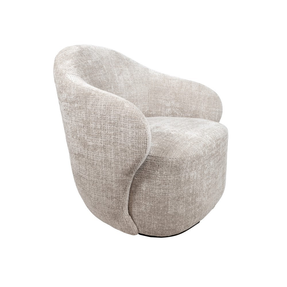 Draaifauteuil Jimi 360 – Cremona – Taupe 04 – afbeelding 4