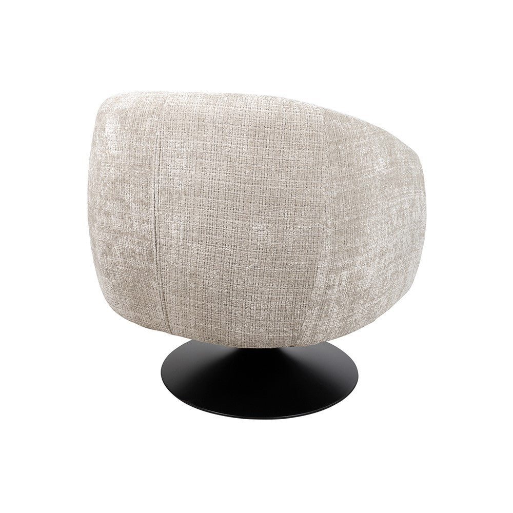 Draaifauteuil Louis 360 – Cremona – Taupe 04 – afbeelding 3
