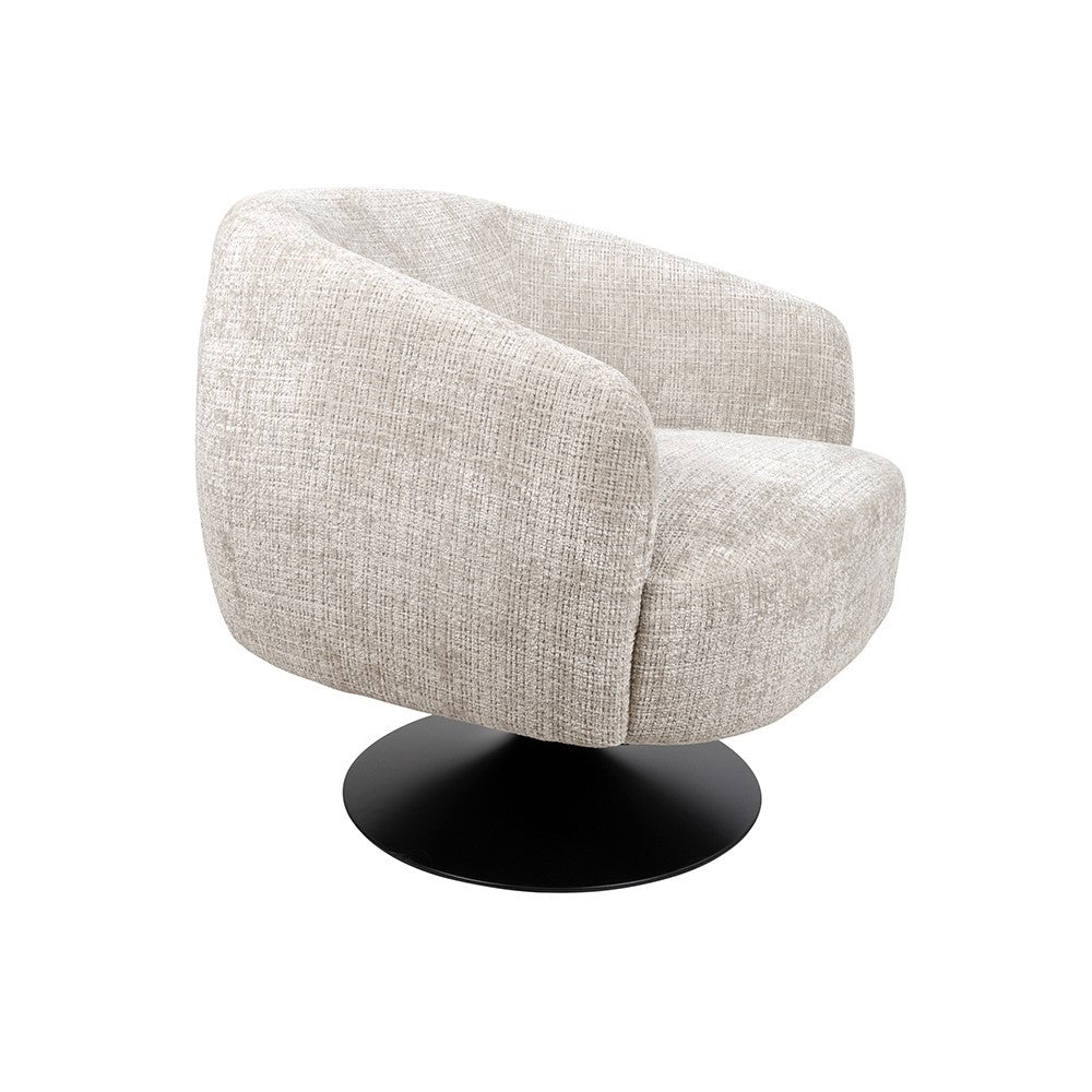 Draaifauteuil Louis 360 – Cremona – Taupe 04 – afbeelding 4