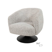 Draaifauteuil Louis 360 – Puente – Ecru 06