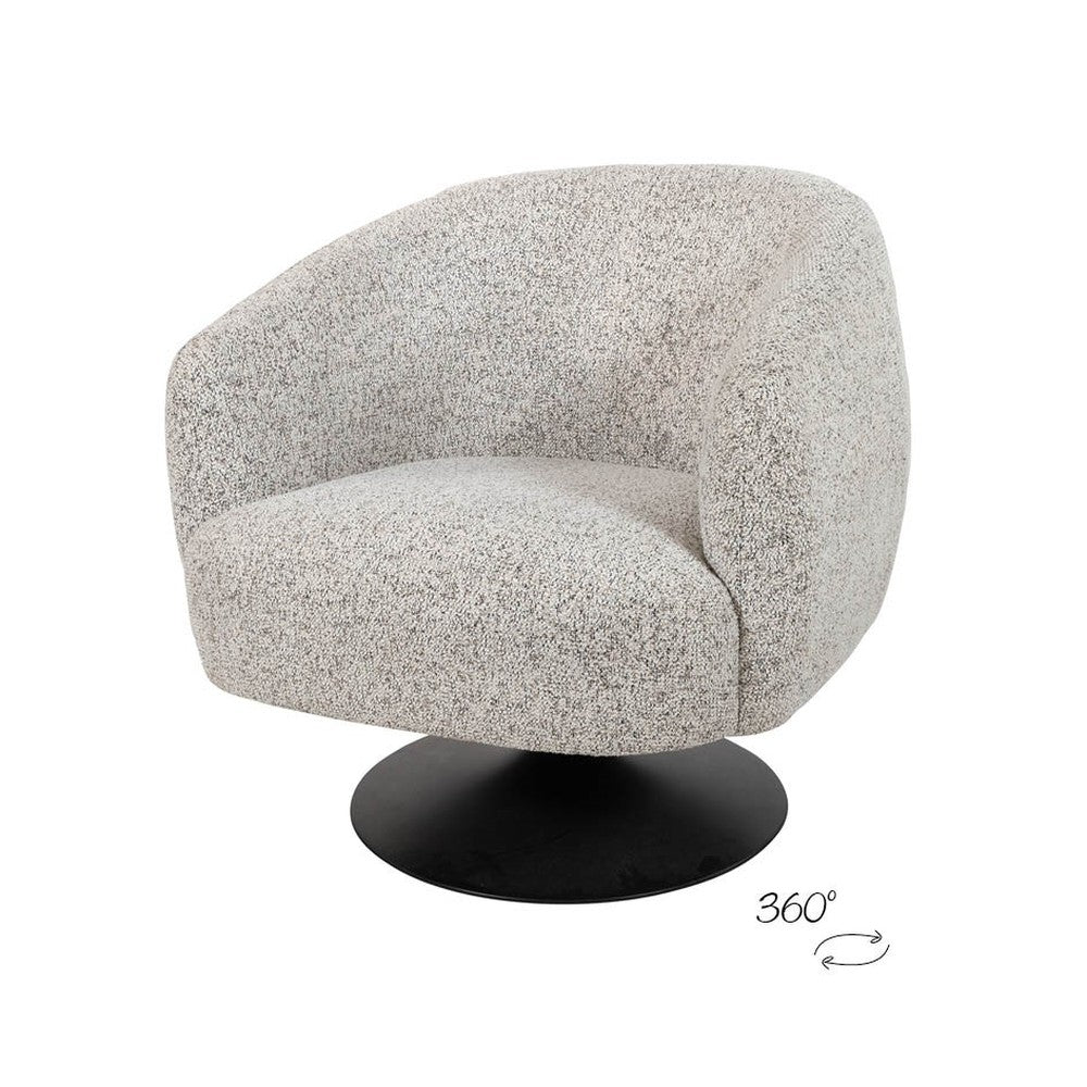 Draaifauteuil Louis 360 – Puente – Ecru 06