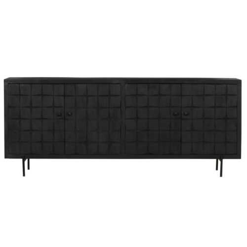 Dressoir Brandy Black | 220 cm