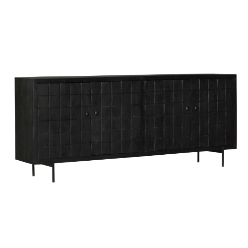 Dressoir Brandy Black | 220 cm