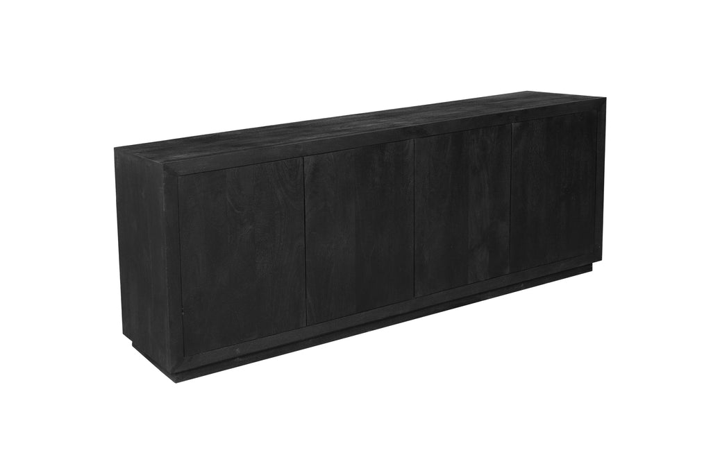 Dressoir Brussel Black 4 deurs | 200 cm