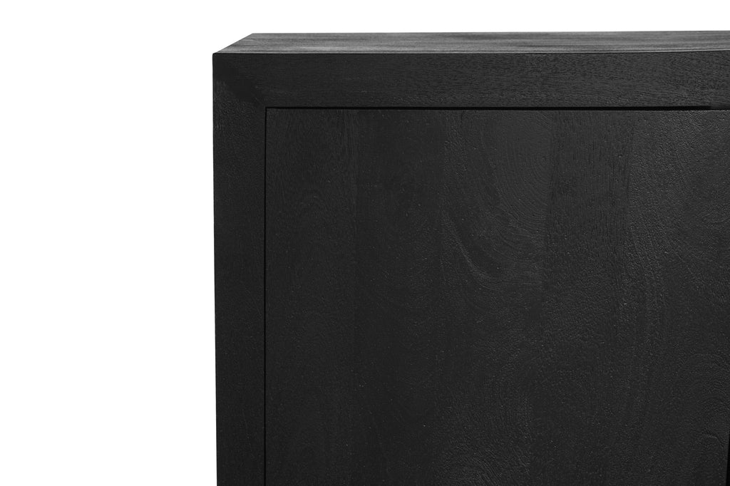 Dressoir Brussel Black 4 deurs | 200 cm