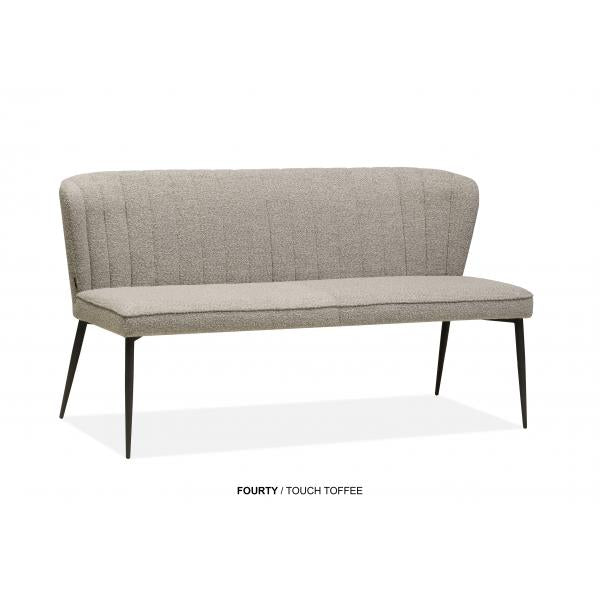 Eetkamerbank Lars 170 cm - Touch Toffee