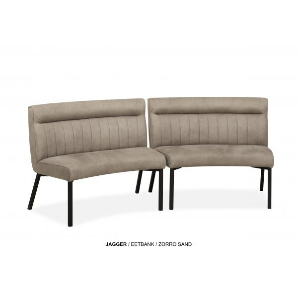 Eetkamerbank Vesper 120 cm - Zorro Taupe