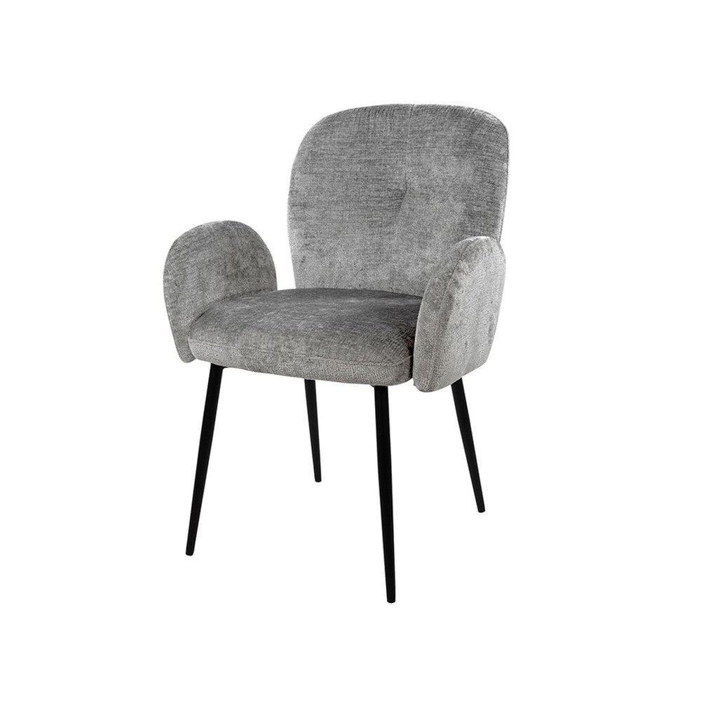 Eetkamerstoel Bobby – met arm – Perfect Harmony – Light grey 85