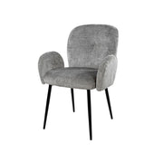 Eetkamerstoel Bobby – met arm – Perfect Harmony – Light grey 85