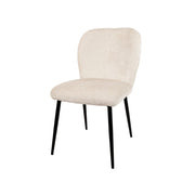Eetkamerstoel Bobby – zonder arm – Perfect Harmony – Ivory 02