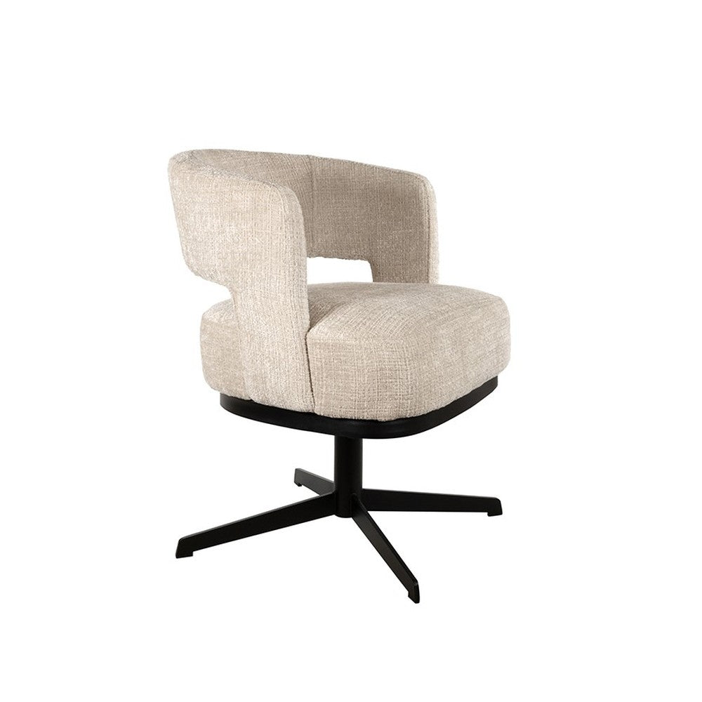 Eetkamerstoel Bruce – draaipoot 360 – Cremona – Natural 02 – afbeelding 4