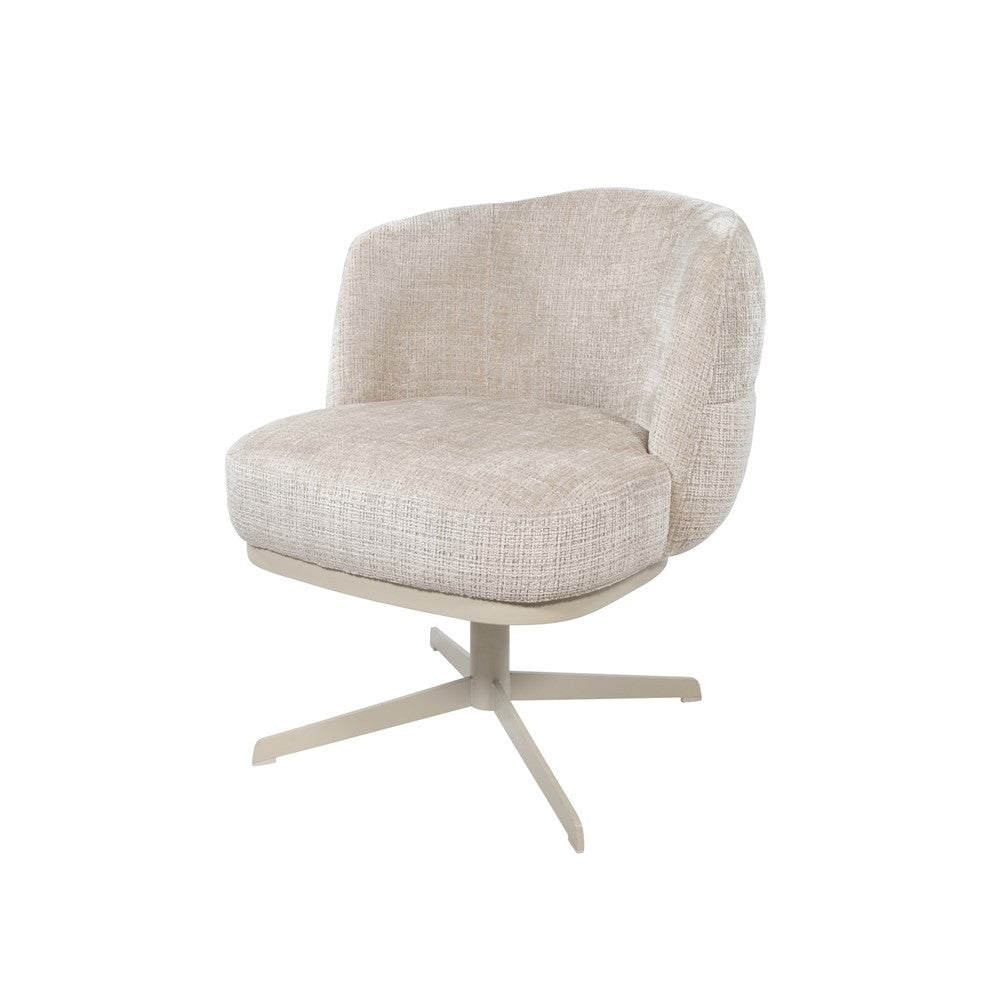 Eetkamerstoel JLo – beige draaipoot 360 – Cremona – Taupe 04