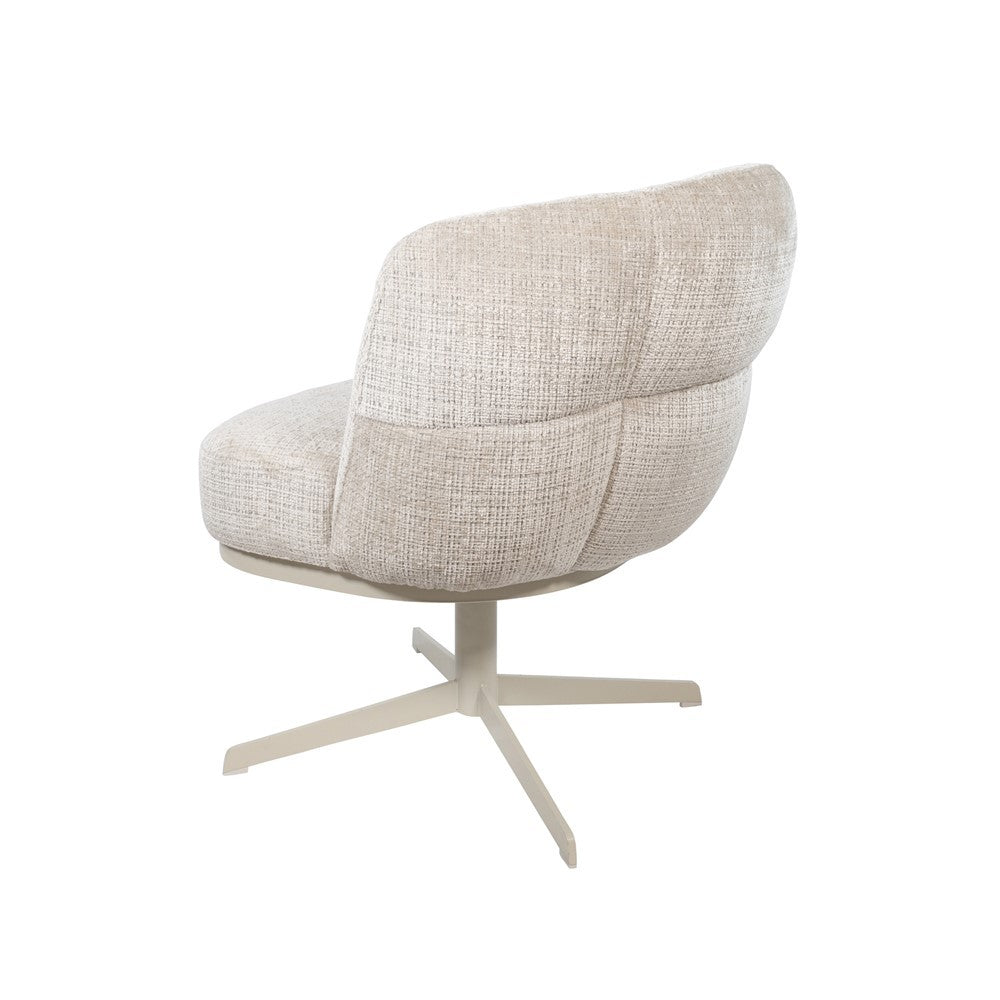 Eetkamerstoel JLo – beige draaipoot 360 – Cremona – Taupe 04 – afbeelding 2