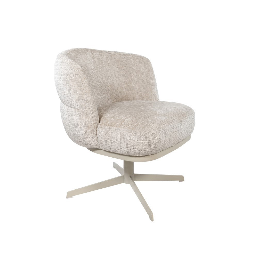 Eetkamerstoel JLo – beige draaipoot 360 – Cremona – Taupe 04 – afbeelding 4