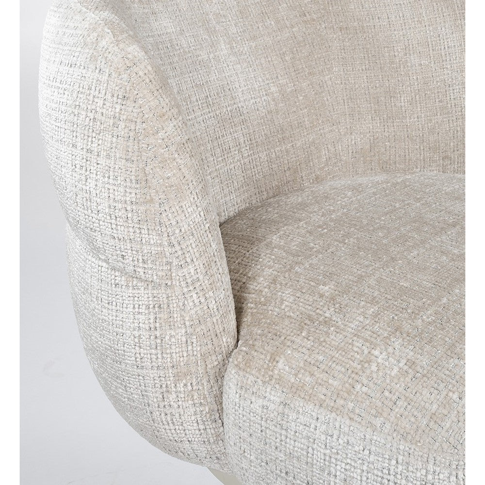 Eetkamerstoel JLo – beige draaipoot 360 – Cremona – Taupe 04 – afbeelding 5