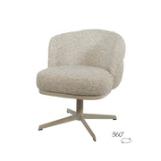 Eetkamerstoel JLo – beige draaipoot 360 – Cuzco – Fog 3