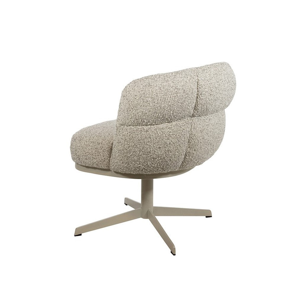 Eetkamerstoel JLo – beige draaipoot 360 – Cuzco – Fog 3 – afbeelding 2