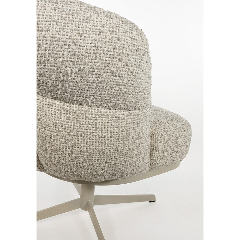 Eetkamerstoel JLo – beige draaipoot 360 – Cuzco – Fog 3 – afbeelding 5