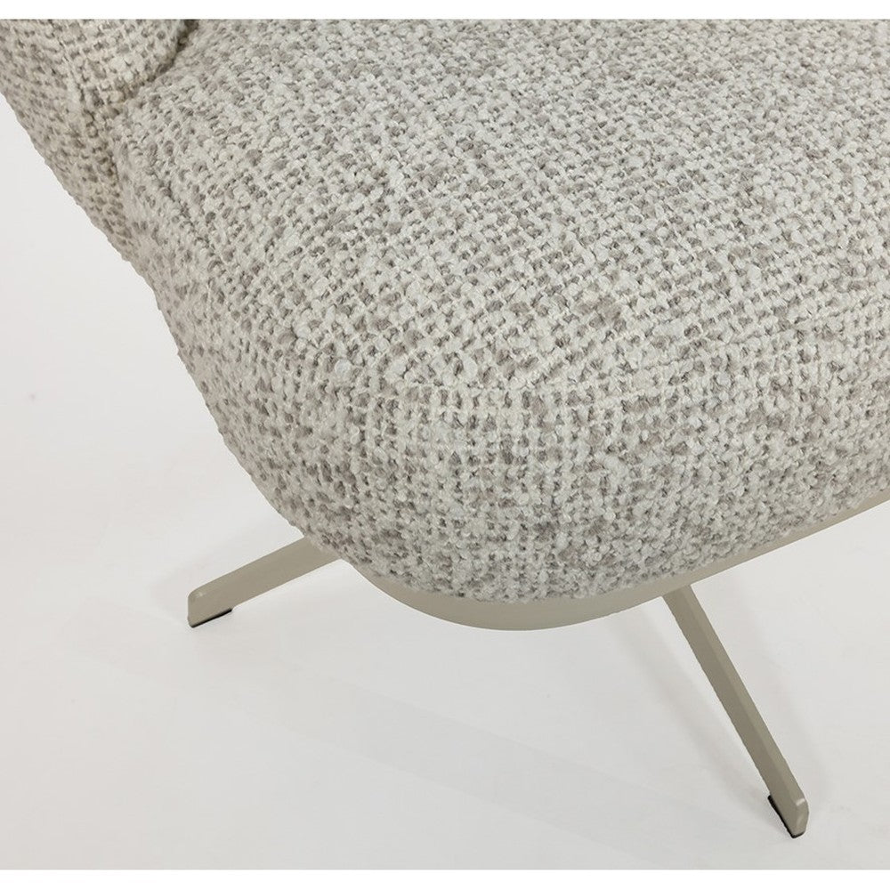 Eetkamerstoel JLo – beige draaipoot 360 – Cuzco – Fog 3 – afbeelding 6