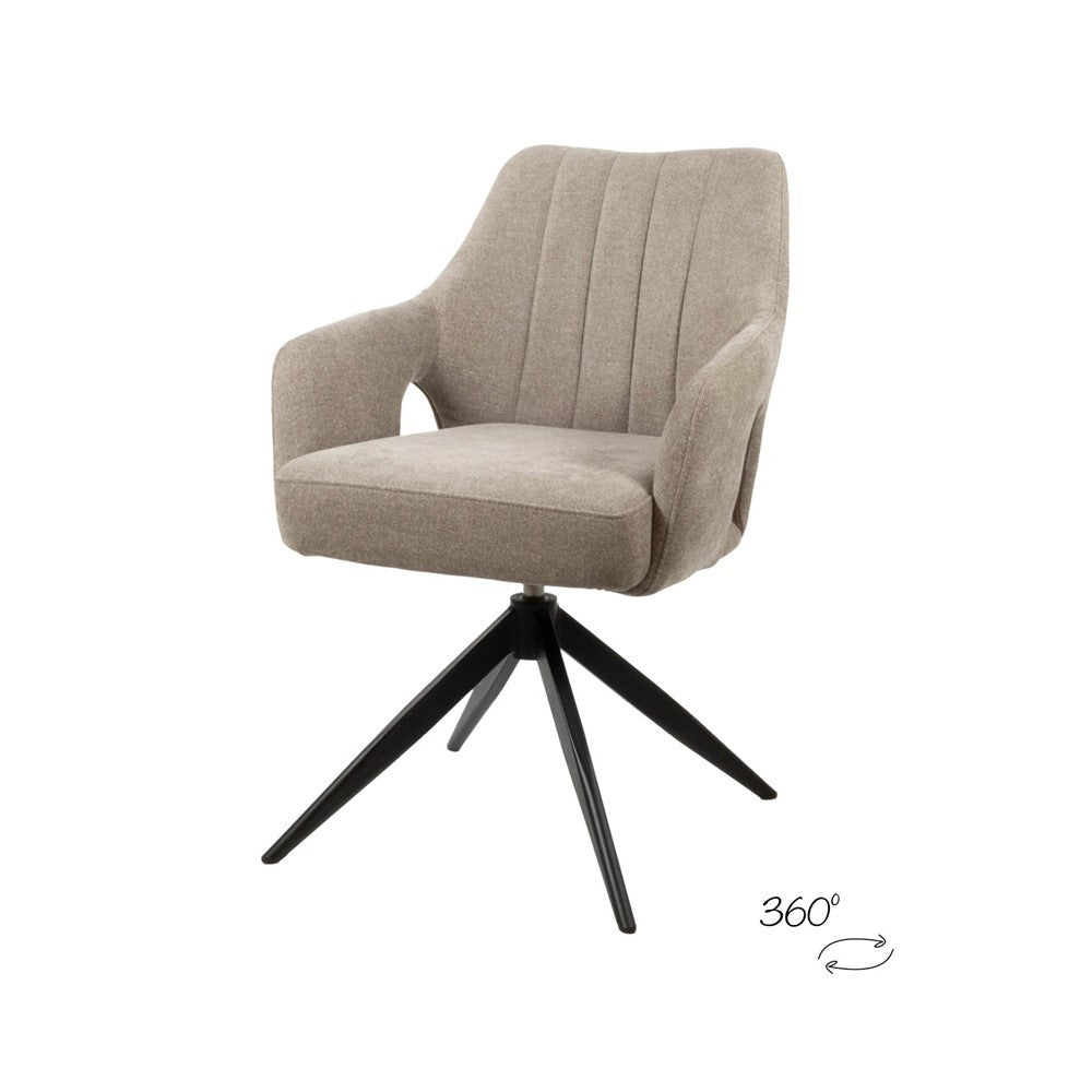 Eetkamerstoel Marley – 360AR – Storm – Liver 09