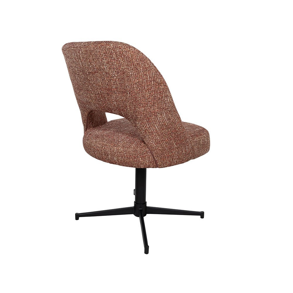 Eetkamerstoel Maxima – draaipoot 360 – Field – Wine red 232 – afbeelding 3