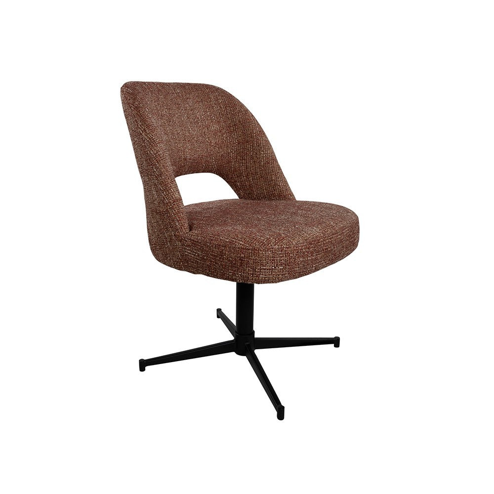 Eetkamerstoel Maxima – draaipoot 360 – Field – Wine red 232 – afbeelding 4
