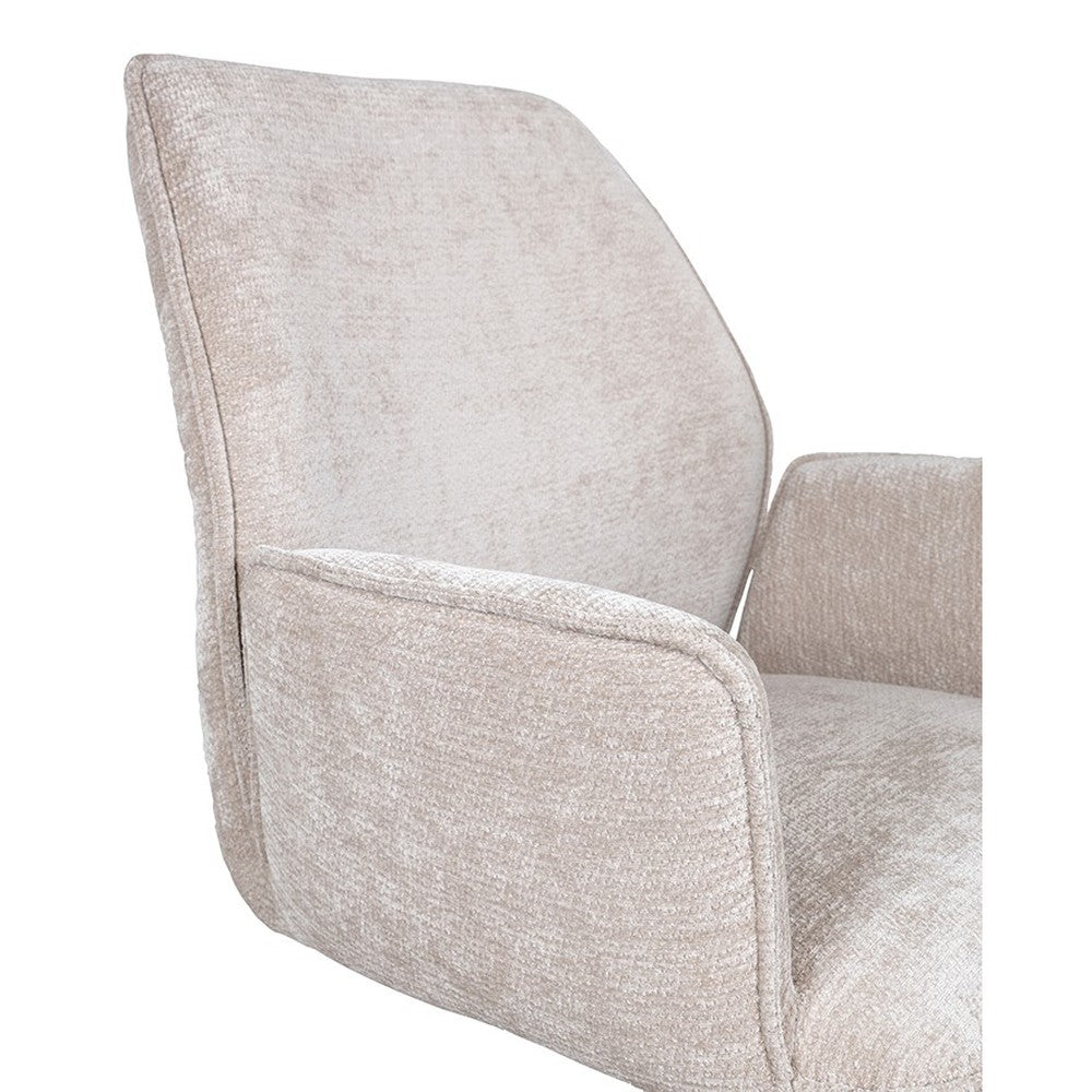 Eetkamerstoel Riva – draaipoot 360ARS – Vibe – Beige 08 – afbeelding 5