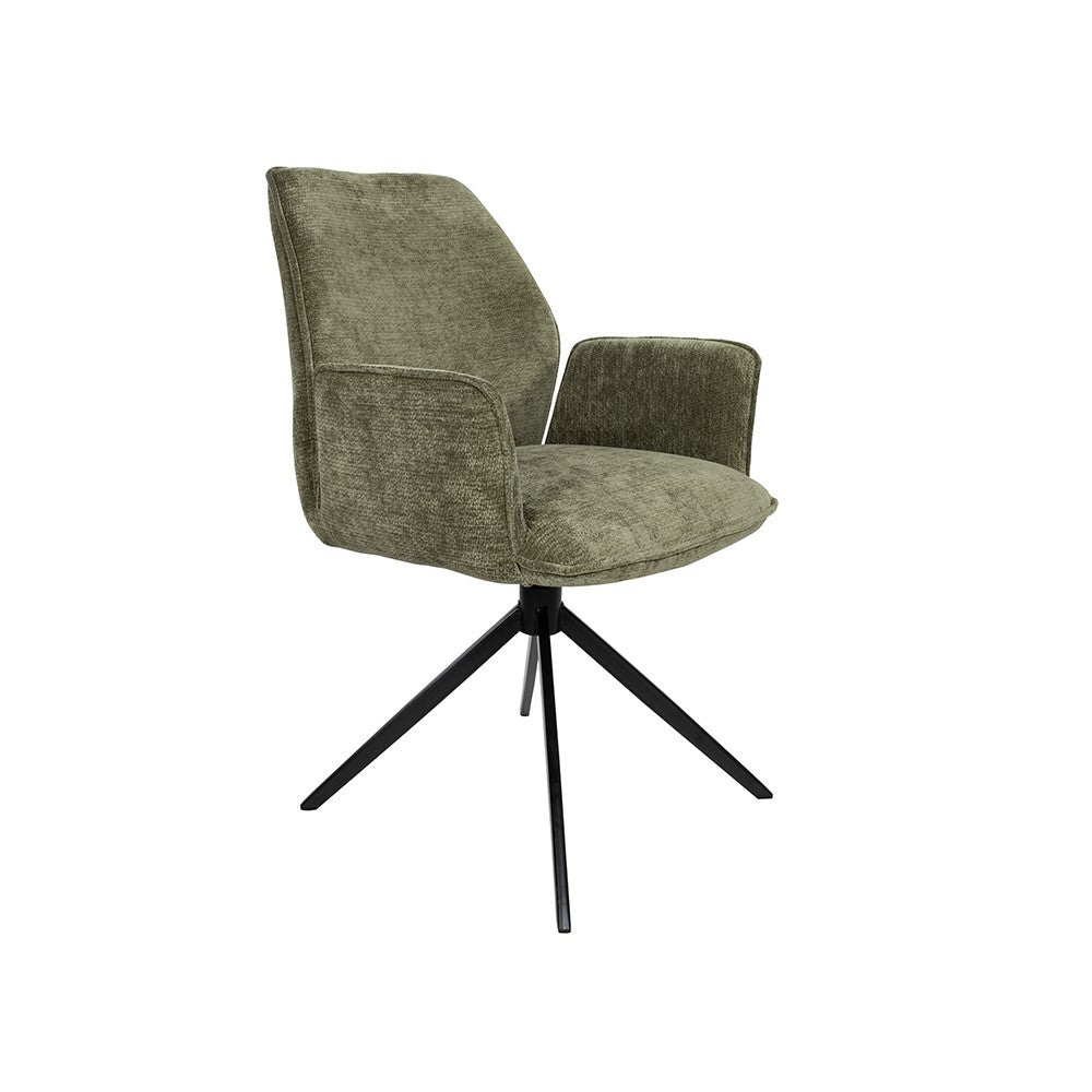 Eetkamerstoel Riva – draaipoot 360ARS – Vibe – Moss 38 – afbeelding 4