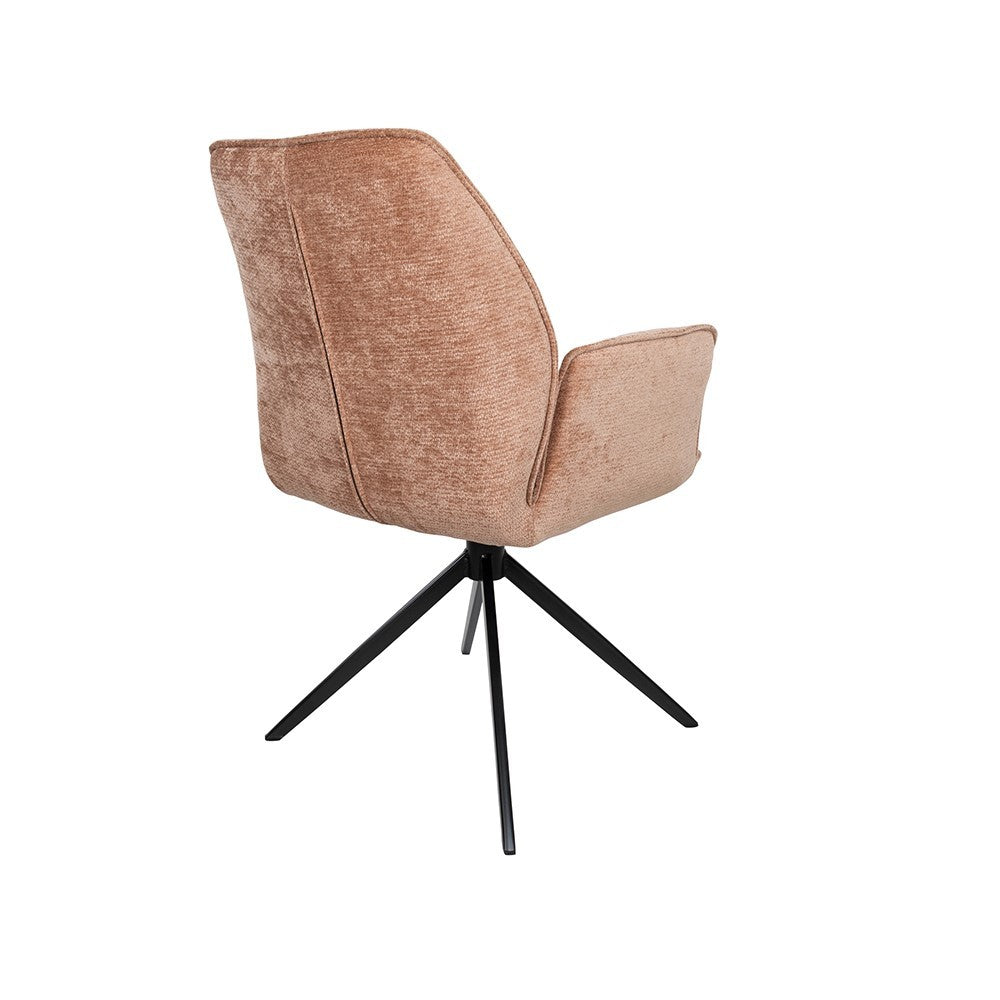 Eetkamerstoel Riva – draaipoot 360ARS – Vibe – Salmon 52 – afbeelding 3