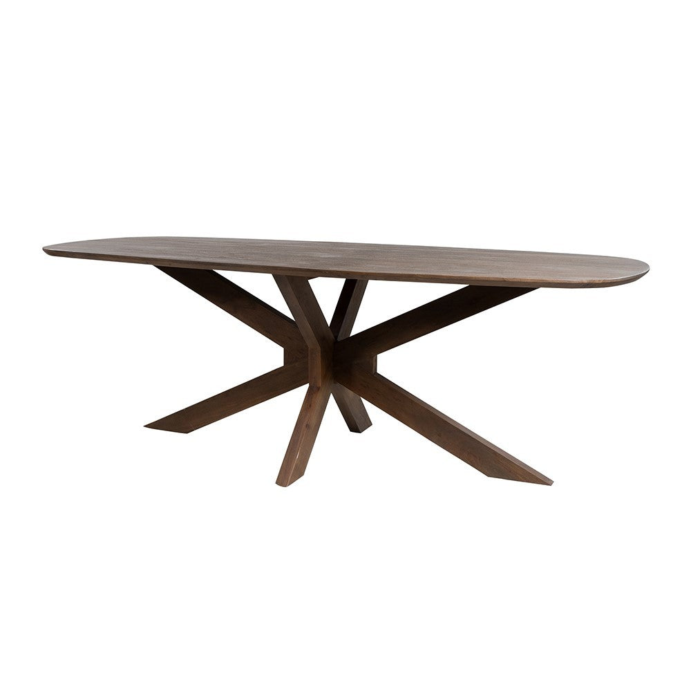 Eetkamertafel 180, Acacia Marron Brown