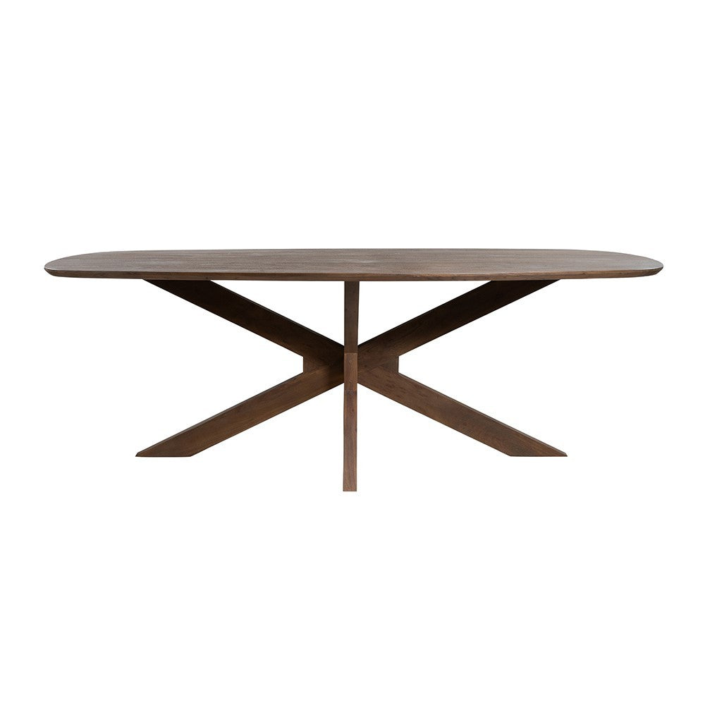 Eetkamertafel 180, Acacia Marron Brown – afbeelding 2