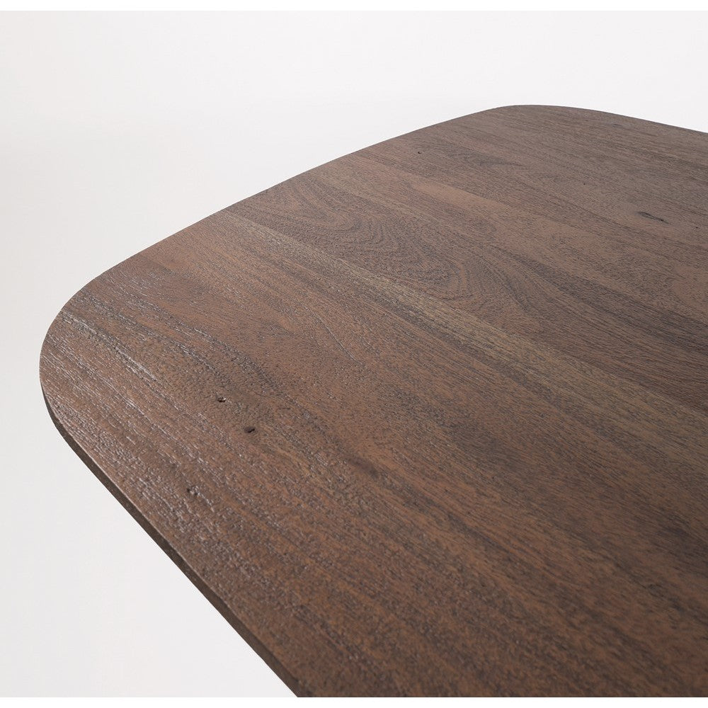 Eetkamertafel 180, Acacia Marron Brown – afbeelding 3
