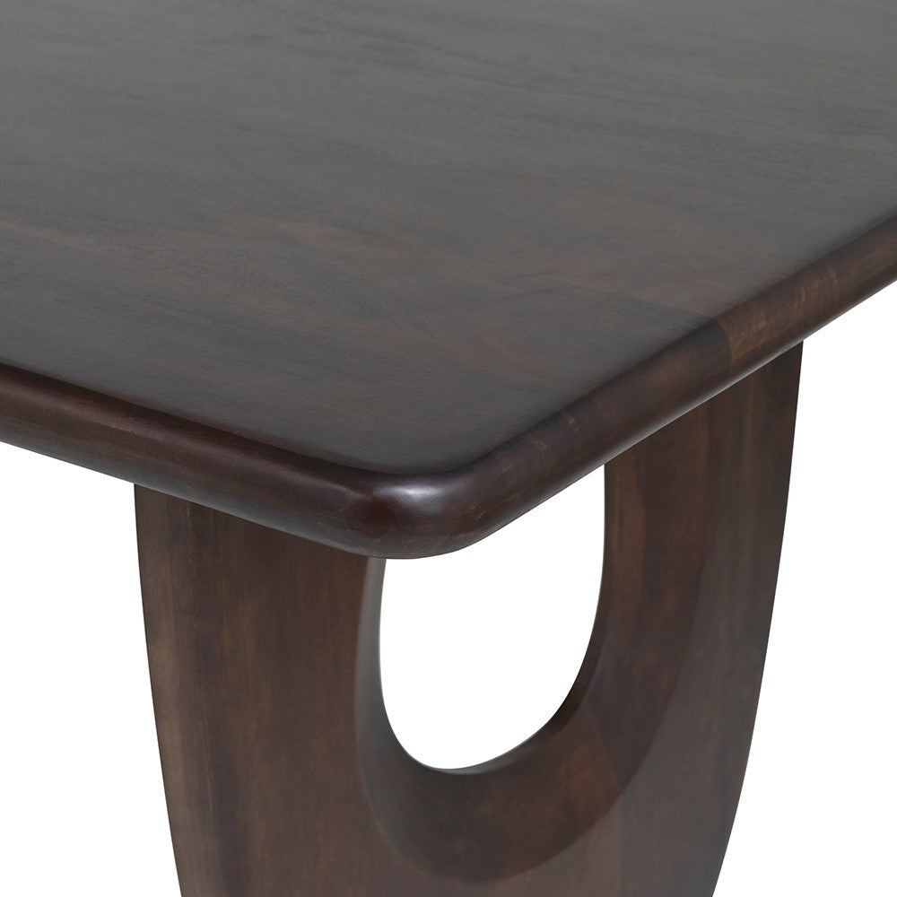 Eetkamertafel 180, Mango Brown Walnut – afbeelding 5
