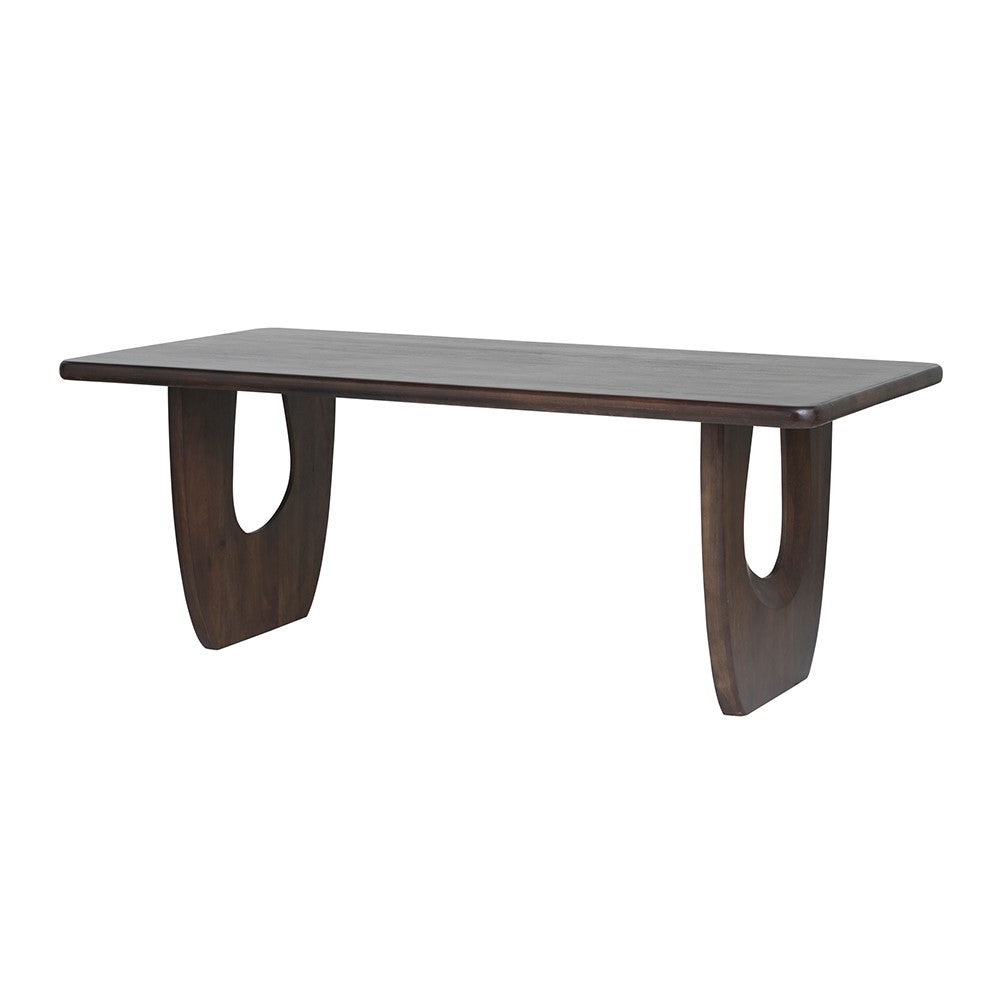 Eetkamertafel 220, Mango Brown Walnut