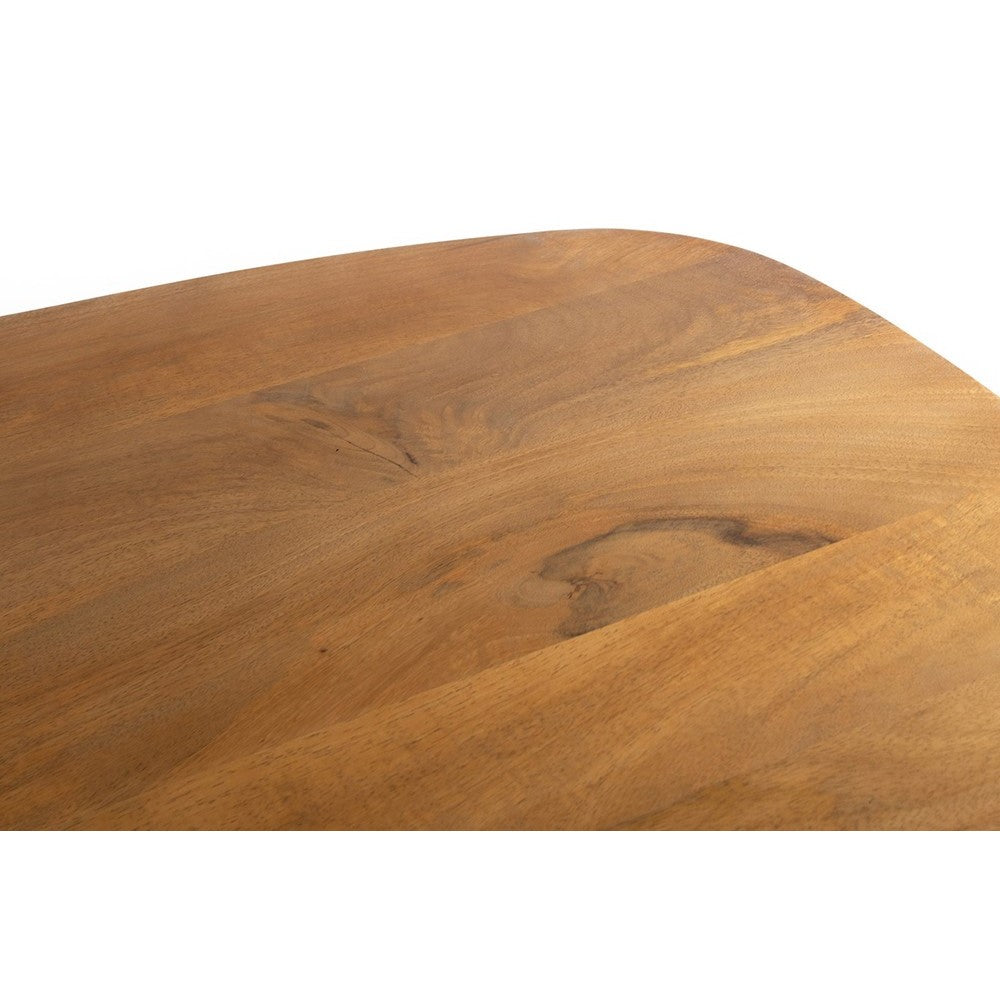 Eetkamertafel deens ovaal 210, Mango Smooth Natural – afbeelding 4