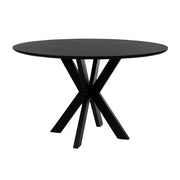 Eetkamertafel Ø120, Acacia Black