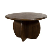 Eetkamertafel Ø130, Mango Brown Walnut – Belly