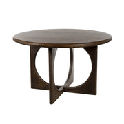Eetkamertafel Ø130, Mango Brown Walnut – Zodiac