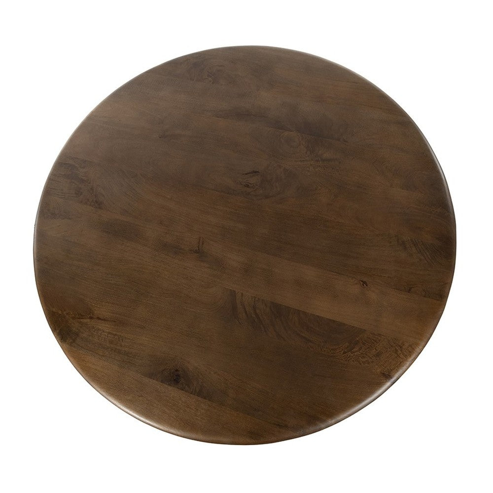 Eetkamertafel Ø130, Mango Brown Walnut – Zodiac – afbeelding 4