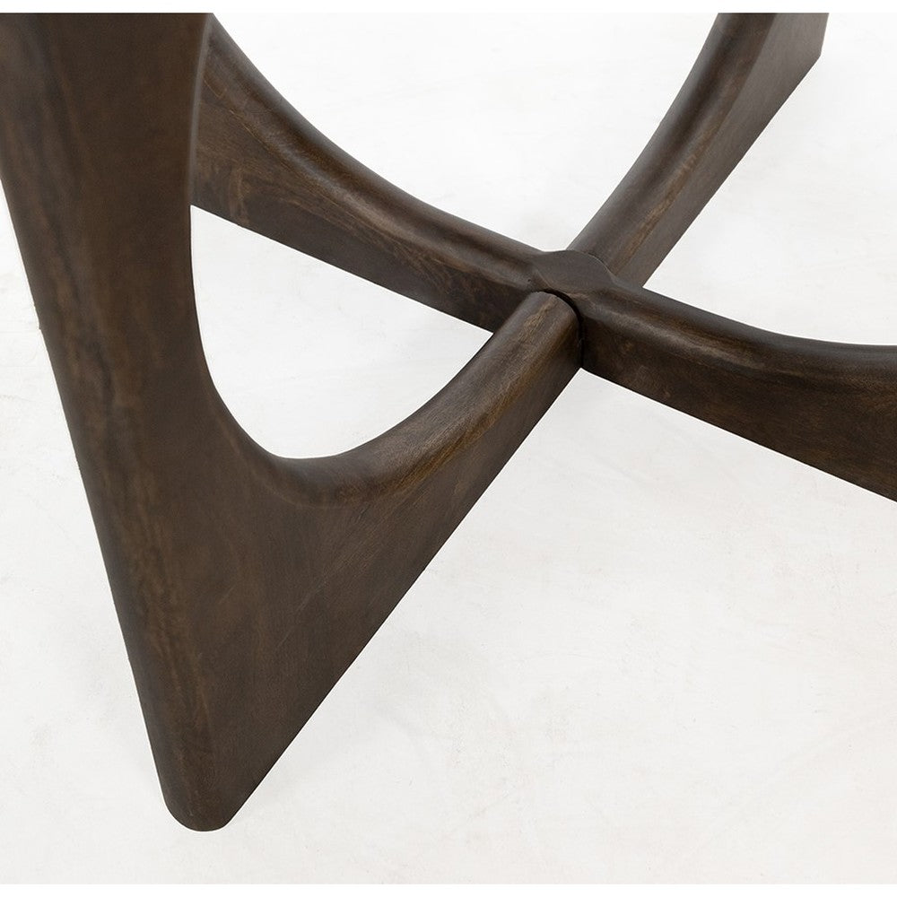 Eetkamertafel Ø130, Mango Brown Walnut – Zodiac – afbeelding 5